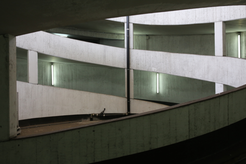 Parkhausauffahrt Parkhausauffahrt